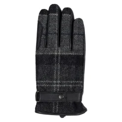 Heren Barbour Newbrough Handschoen Waterdichte Wol Leren Handschoenen