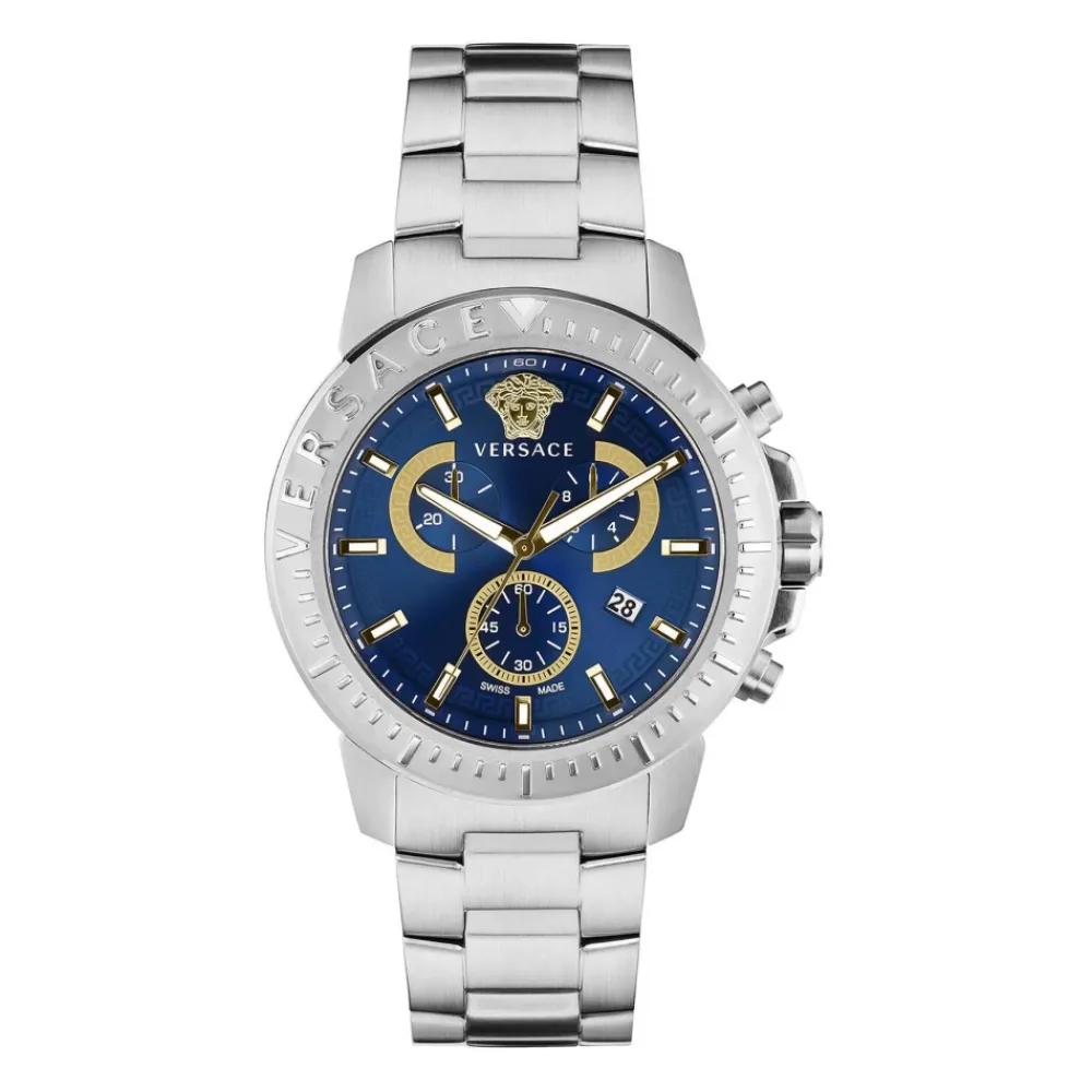 Heren Versace Horloges^NIEUWE CHRONO Chronograaf Horloge Stijlvolle Luxe