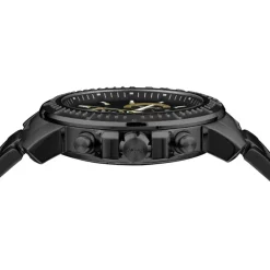 Heren Versace Horloges^NIEUWE CHRONO Gunmetal Roestvrijstalen Horloge