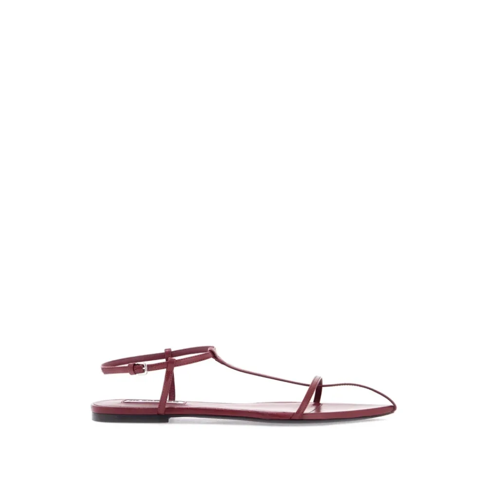 DAMES Jil Sander Nieuwe Tripon leren sandalen