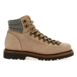 Heren Brunello Cucinelli Laarzen^Nubuck Bergschoenen in Bergstijl