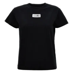 DAMES MM6 Maison Margiela Shirts^Numeric Cotton Jersey T-shirt
