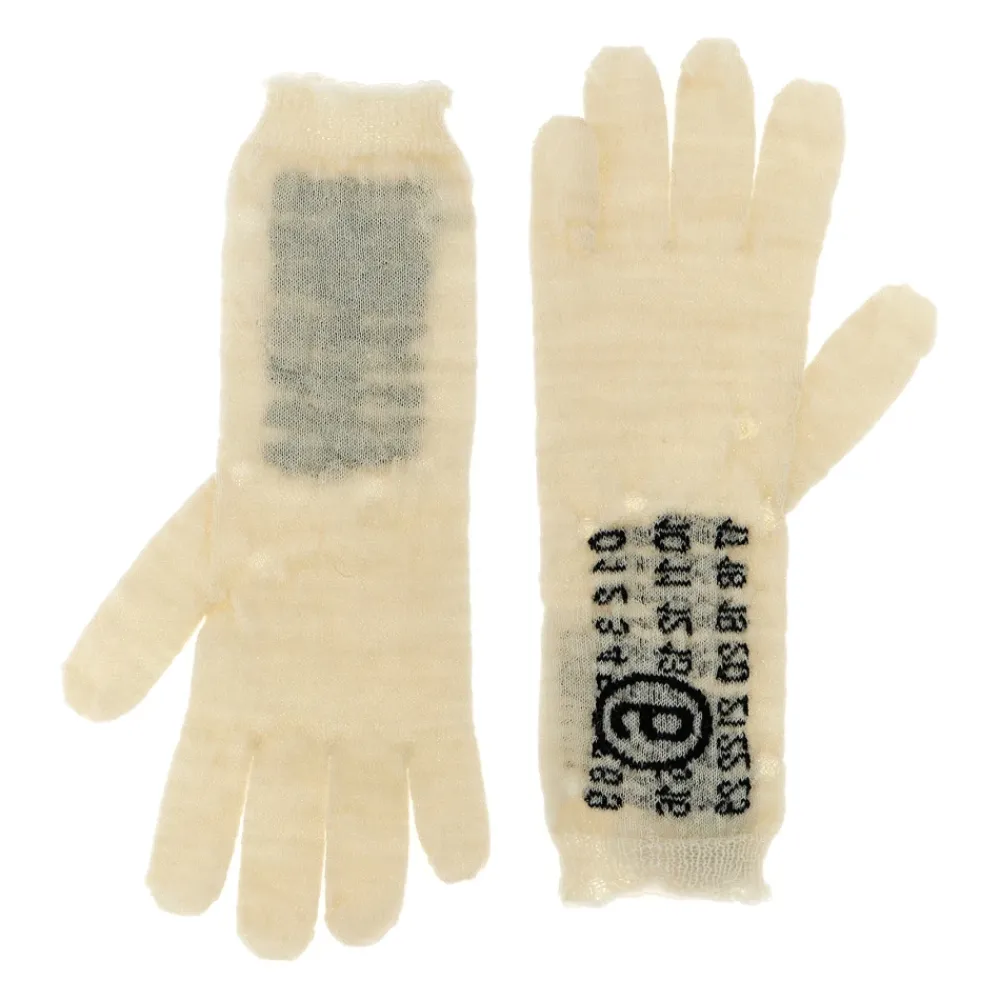 DAMES MM6 Maison Margiela Handschoenen^Numeric Signature Gloves