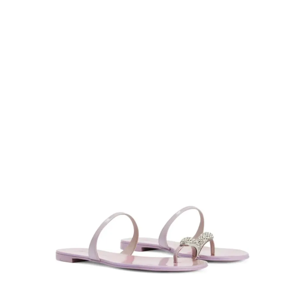 DAMES Giuseppe Zanotti Slippers^Nuvo Roll 10 Flat Sandal
