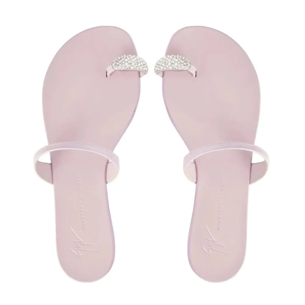 DAMES Giuseppe Zanotti Slippers^Nuvo Roll 10 Flat Sandal