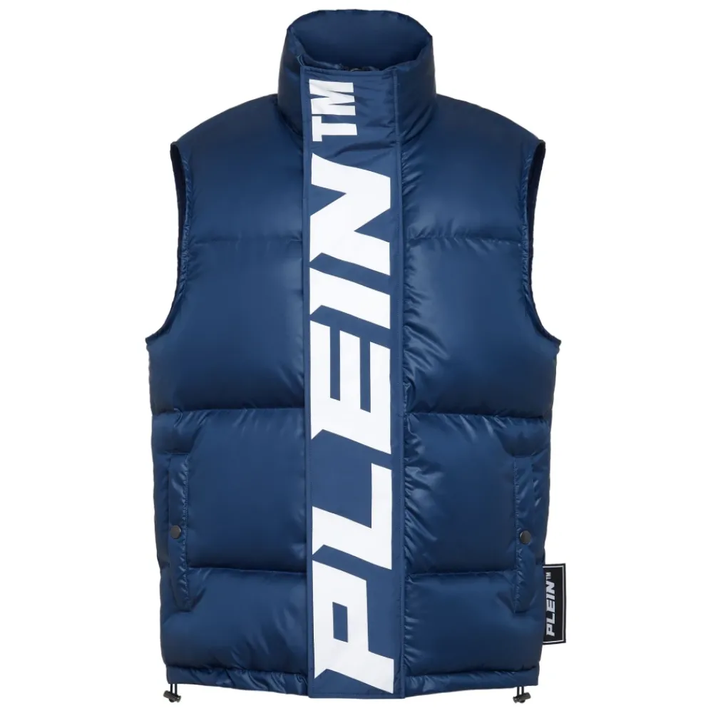 Heren Philipp Plein Jassen^Nylon Down Jacket Vest