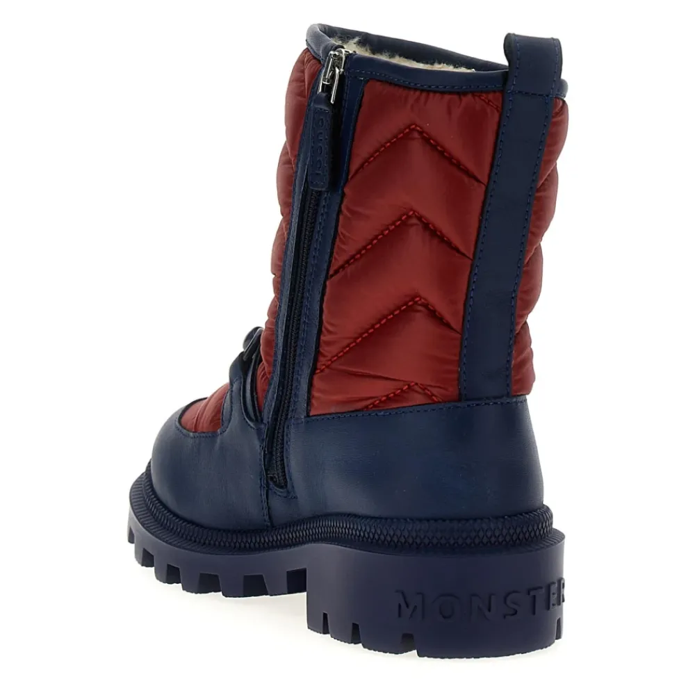 Gucci Nylon Faux Fur Gevoerde Bootie