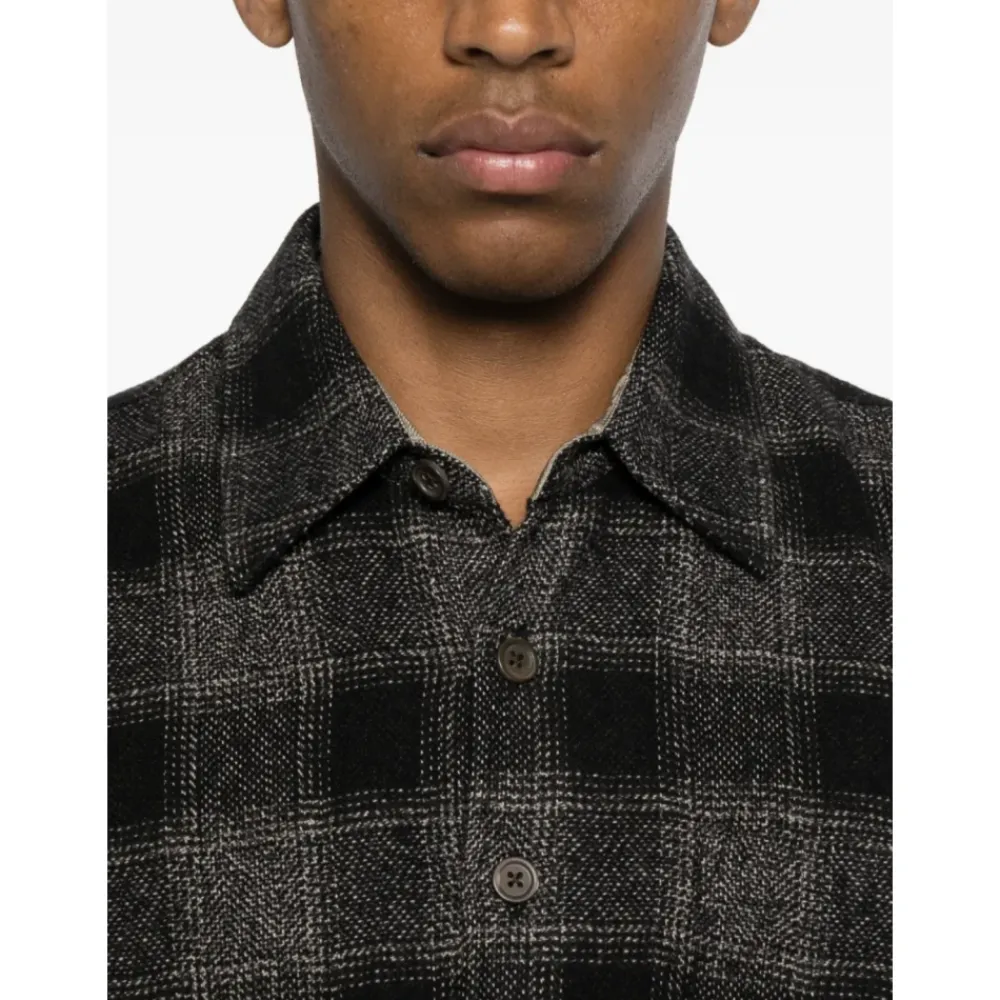 Heren Our Legacy Overhemden^Oakland Low Twist Check Overhemd