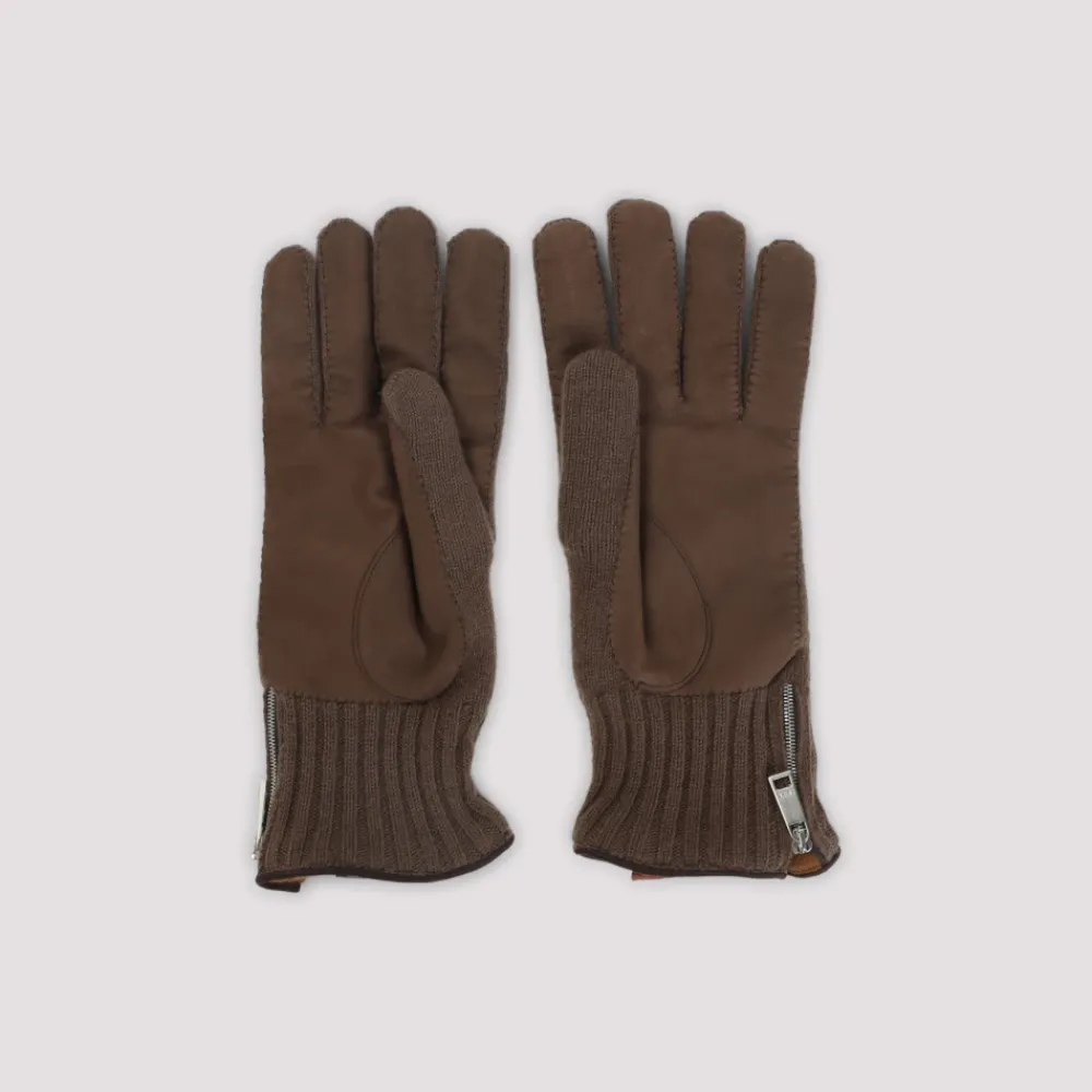 Heren Zegna Oasi Cashmere Handschoenen