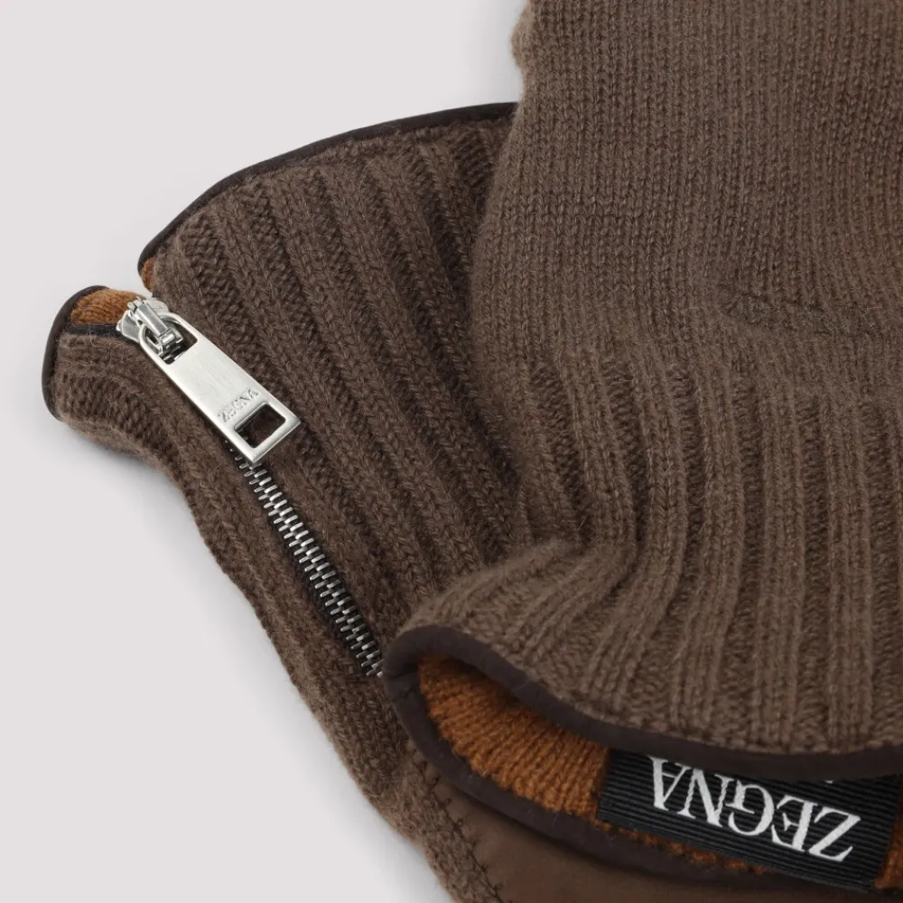 Heren Zegna Oasi Cashmere Handschoenen