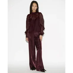 DAMES Dante 6 Blouses^Ocean Puffy Sleeve Top