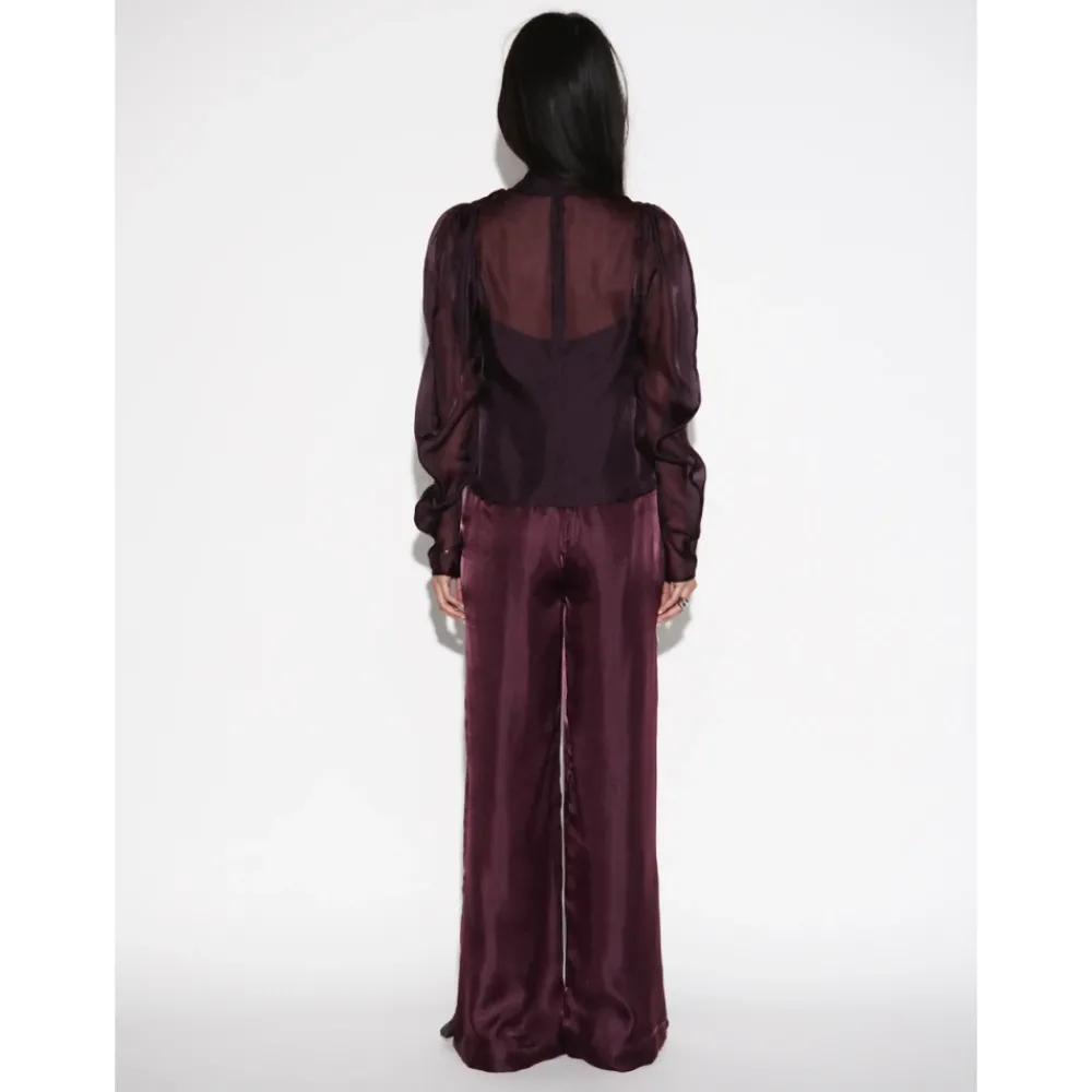 DAMES Dante 6 Blouses^Ocean Puffy Sleeve Top