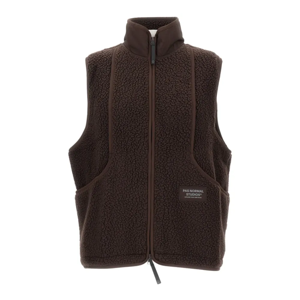 Heren Pas Normal Studios Jassen^Off-Race Pile Fleece Vest