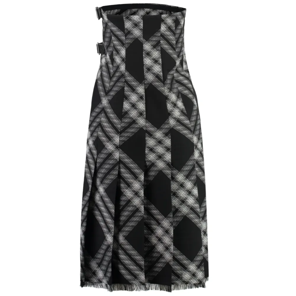 DAMES Burberry Jurken^Off-the-shoulder jurk