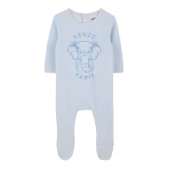 Kenzo Bodysuits & Sets^Olifantprint Beanie en Slabbetje Set