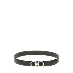 Heren Ferragamo Omkeerbare en verstelbare Gancini riem