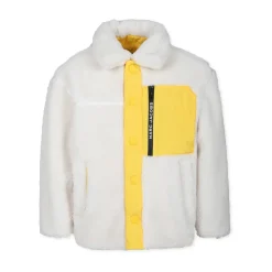 Little Marc Jacobs Jassen^Omkeerbare Ivoor Nepbont Jas