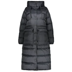 DAMES Parajumpers Omkeerbare Lange Gewatteerde Jas met Capuchon