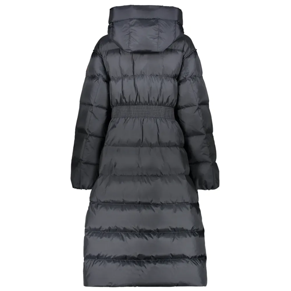 DAMES Parajumpers Omkeerbare Lange Gewatteerde Jas met Capuchon