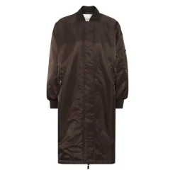 DAMES My Essential Wardrobe Omkeerbare Lange Jas Espresso