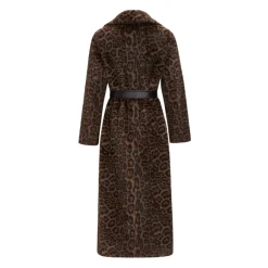 DAMES Cesare Gaspari Trenchcoats & Mantels^Omkeerbare Lange Winterjas van Imitatiebont