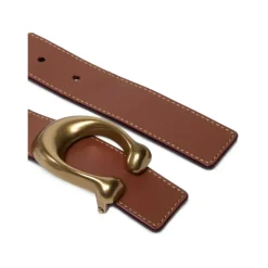 Heren Coach Omkeerbare leren riem