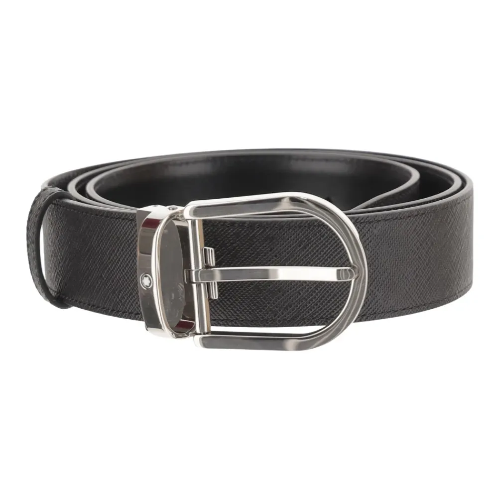 Heren MONTBLANC Riemen^Omkeerbare leren riem