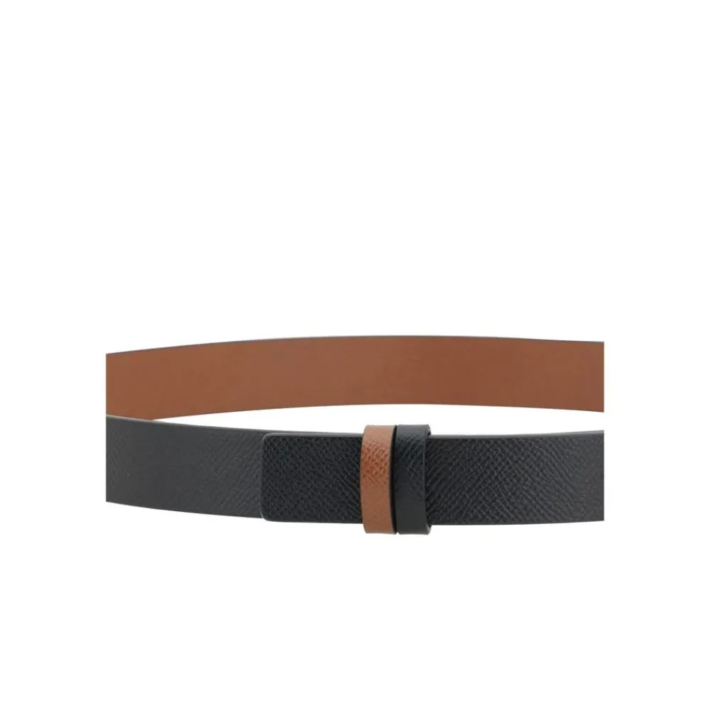 DAMES Ferragamo Riemen^Omkeerbare leren riem met Gancini-gesp