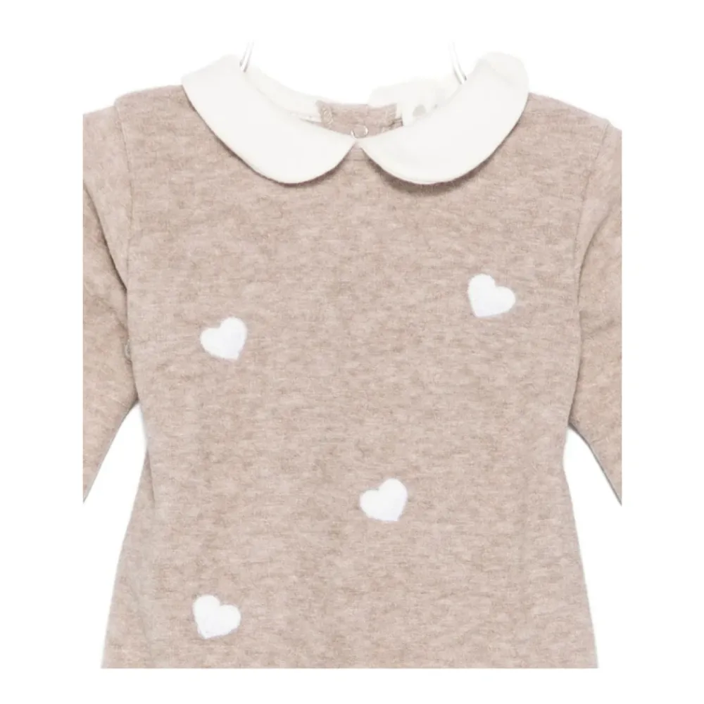 Lalalù Bodysuits & Sets^Onesie met hartmotief