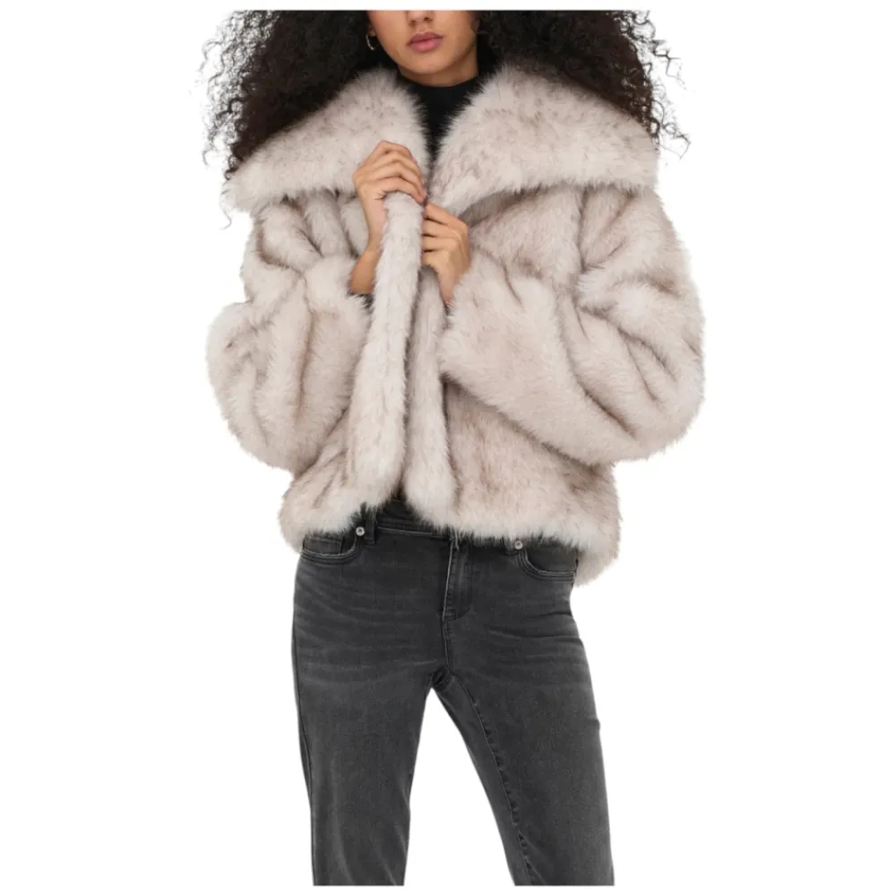 DAMES ONLY Jassen^ONLDAWN Life Faux Fur Jacket