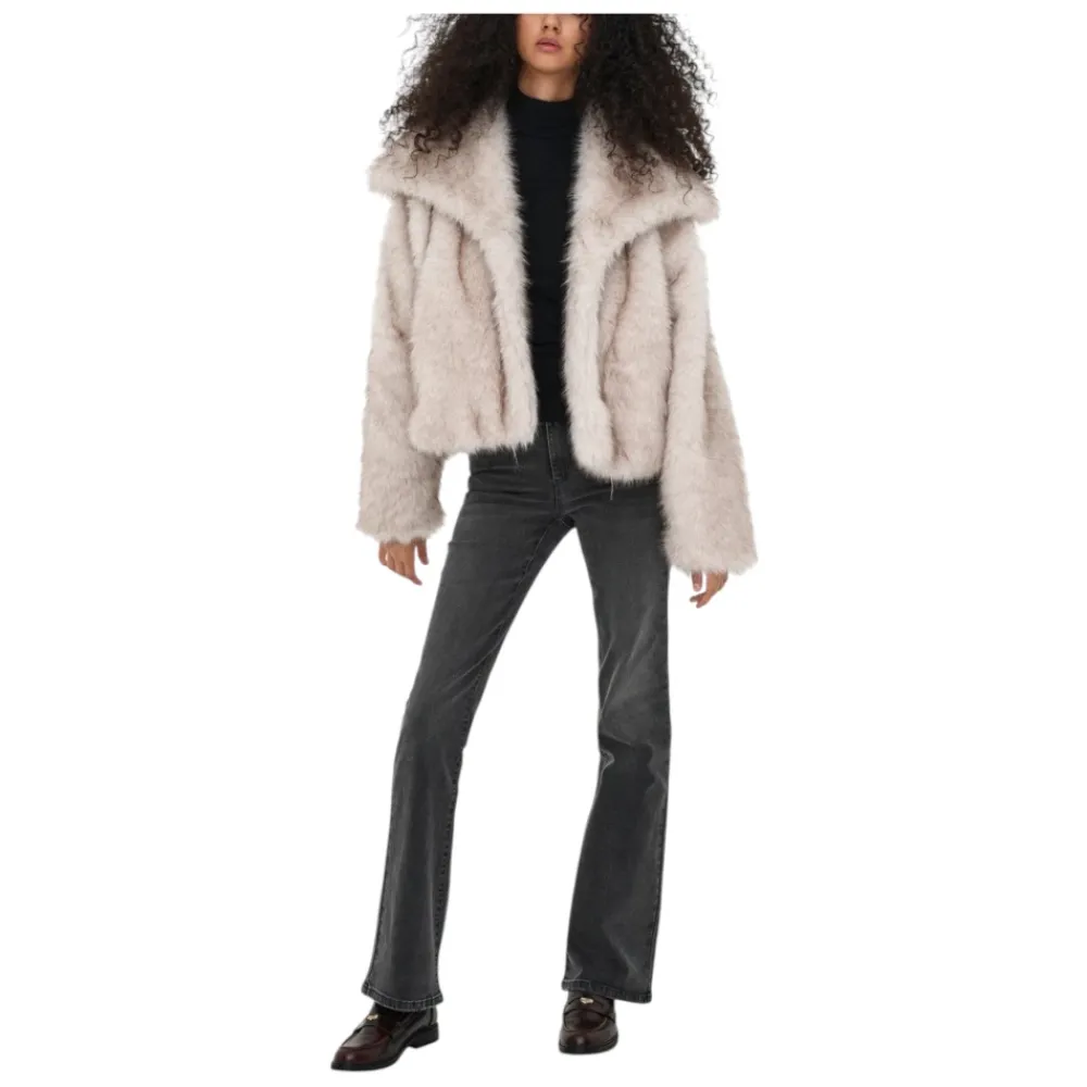 DAMES ONLY Jassen^ONLDAWN Life Faux Fur Jacket