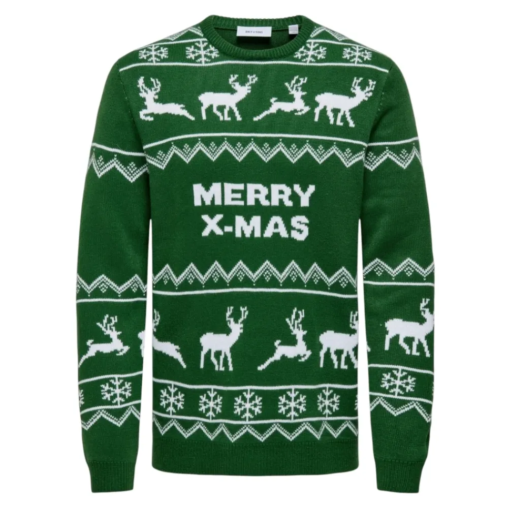 Heren ONLY & SONS Truien & Vesten^ONSXMAS Pullover