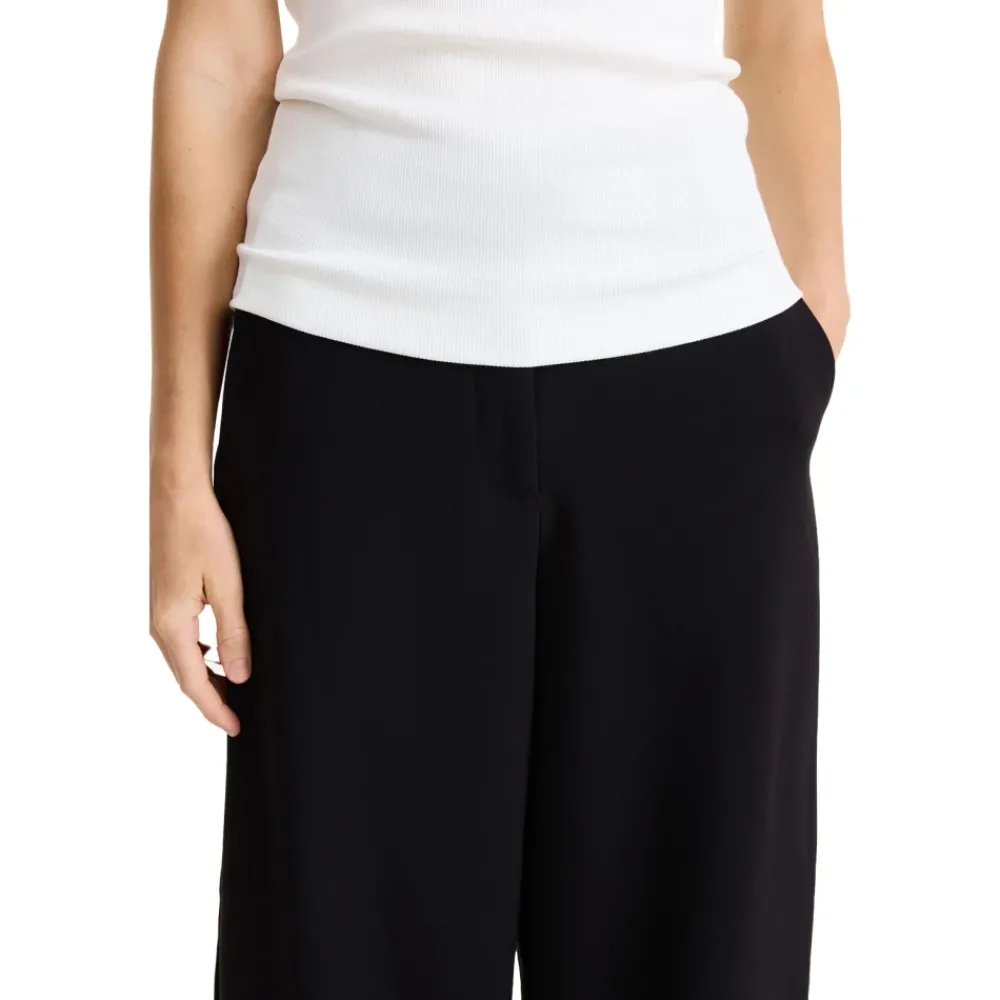 DAMES By Malene Birger Broeken^Ontspannen hoge taille broek