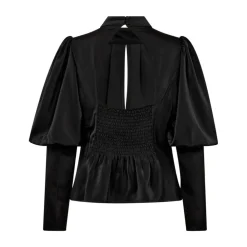 DAMES Co'Couture Open Back Blouse Lang Mouwlengte Top