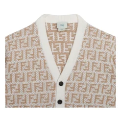 Fendi Bovenkleding^Openwork Logo Cardigan