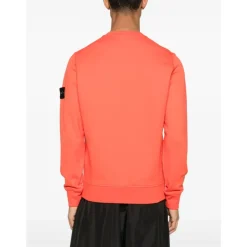 Heren Stone Island Truien & Vesten^Crew-neck Katoen Fleece Sweater