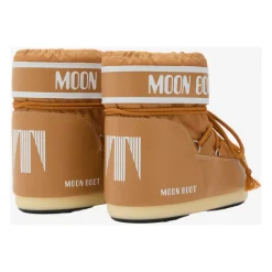 Heren Moon Boot Oranje Nylon Veterschoenen Enkellaarzen