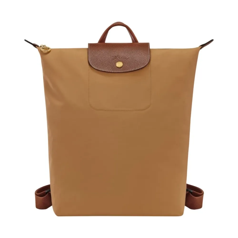 DAMES Longchamp Originele Opvouwbare Rugzak met Klep en Drukknop