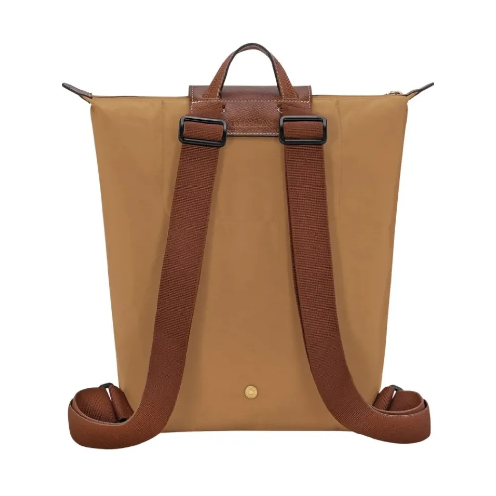 DAMES Longchamp Originele Opvouwbare Rugzak met Klep en Drukknop