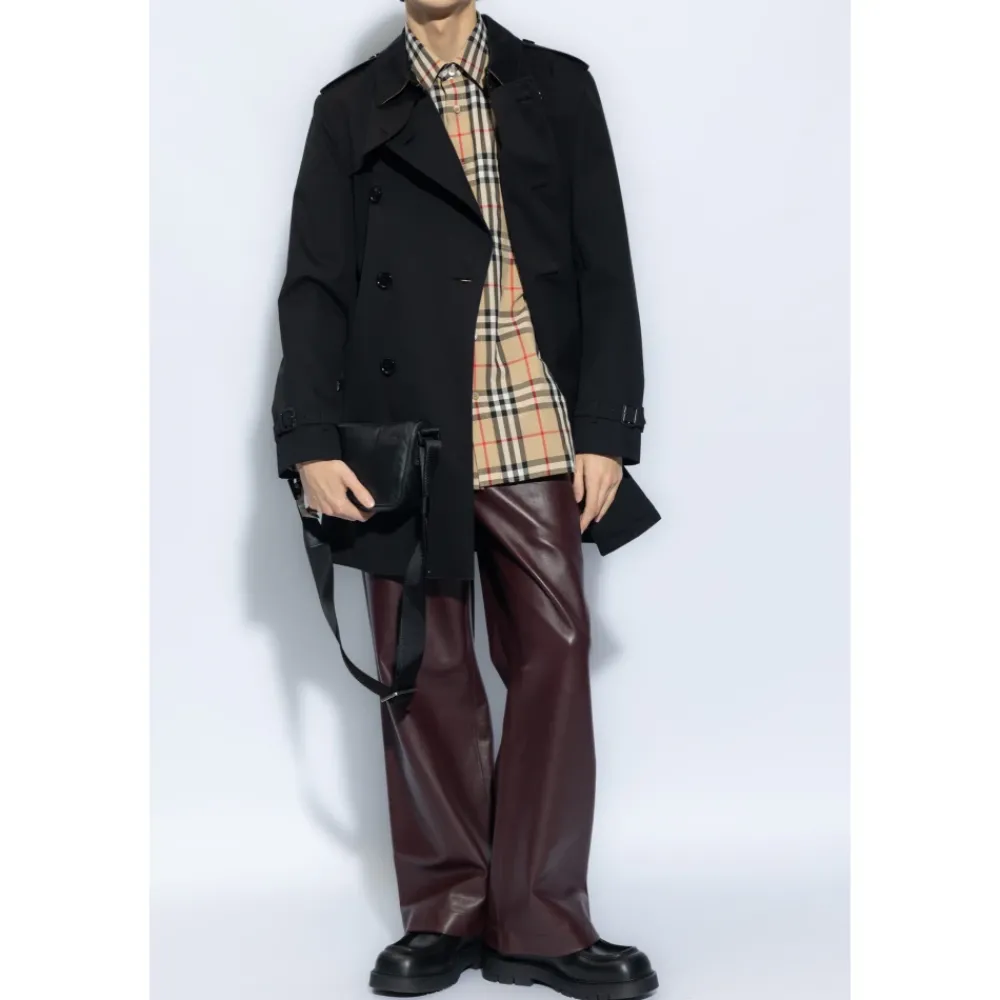 Heren Burberry Overhemd met Nova Check patroon