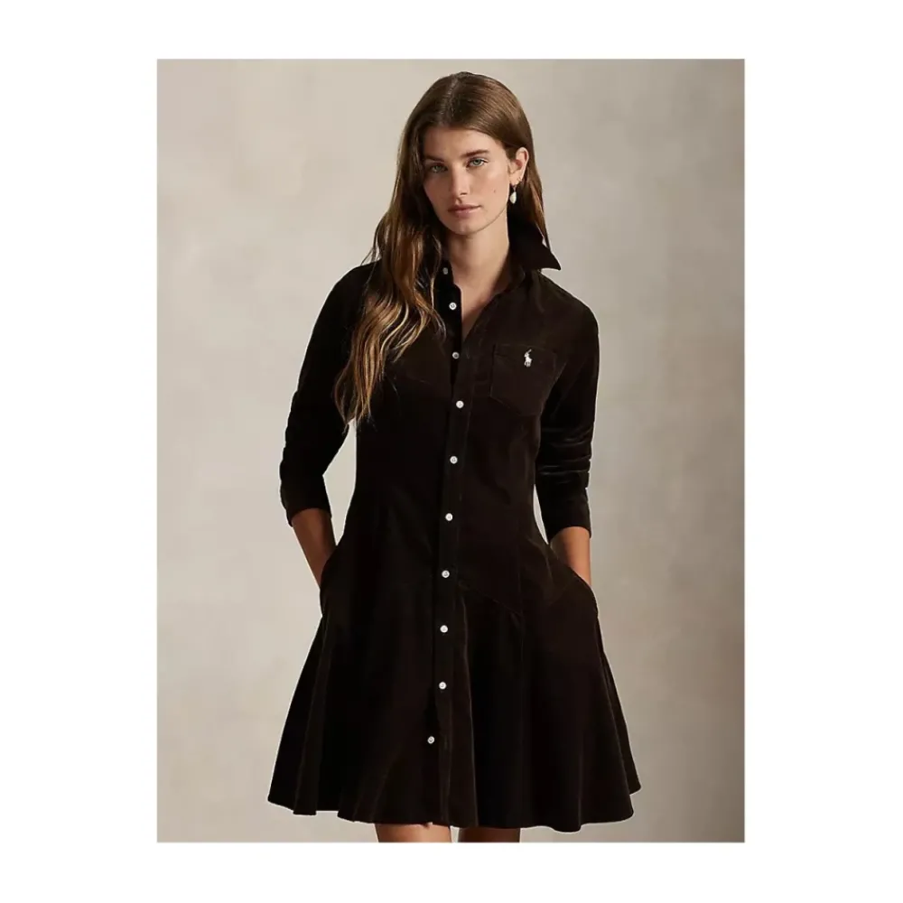 DAMES Polo Ralph Lauren Jurken^Overhemdjurk