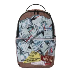 DAMES SPRAYGROUND Overnight Express Rugzak in Wit Bruin