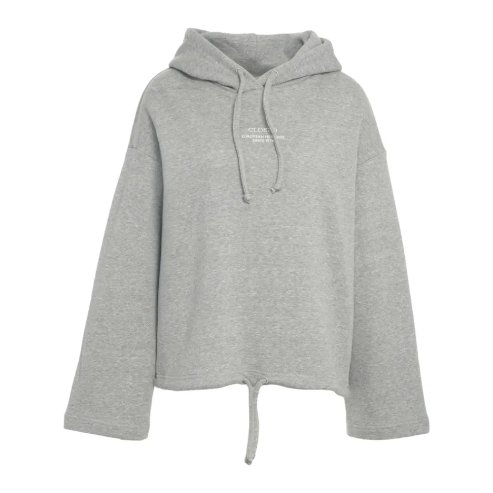 DAMES Closed Hoodies & Sweatvesten^Oversized Hoodie Grigio AW25