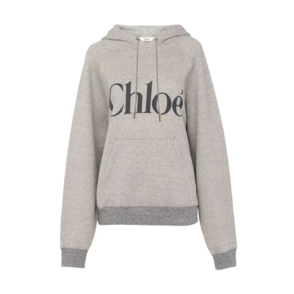 DAMES Chloé Oversized Logo Hoodie