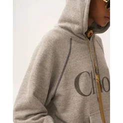 DAMES Chloé Oversized Logo Hoodie