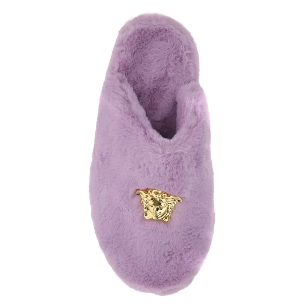 Heren Versace Slippers^e eco-leren sneakers