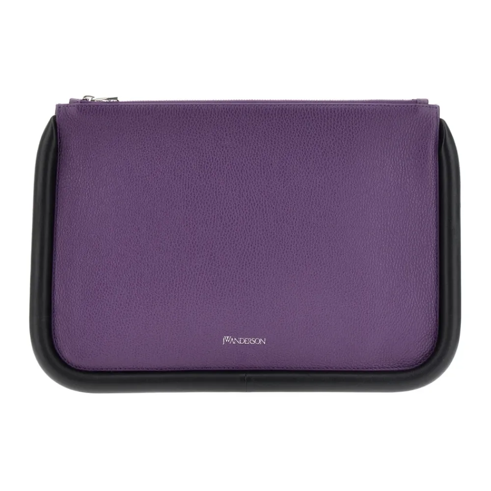 DAMES JW Anderson e leren grote Bumper-Tube clutch