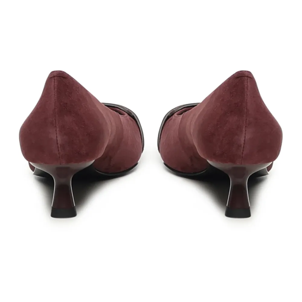 DAMES Bibi Lou e Suède Hakken Burgundy