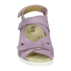 DAMES Durea e Suède Sandaal met Uitneembaar Voetbed