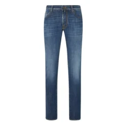 Heren Jacob Cohën Jeans^Pant 5 Pkt Slim Fit Nick